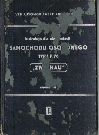 Instrukcja obsługi samochodu P 70