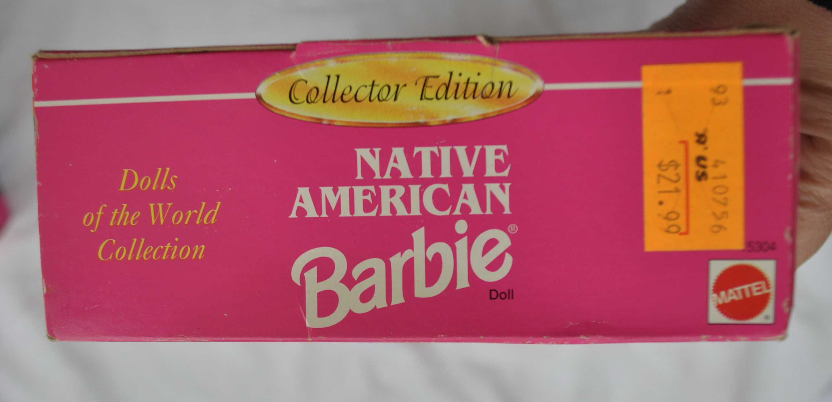 lalka barbie NATIVE AMERICAN Dolls of the World Collection  1996