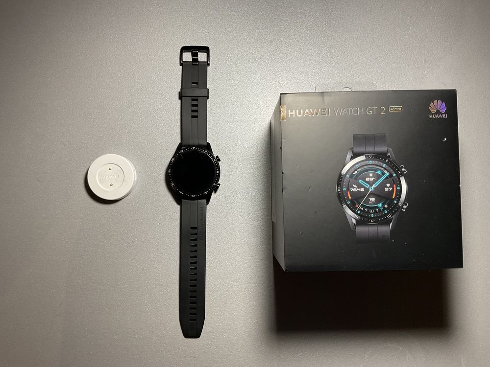 Huawei watch gt2 black 46mm uzywany sporadycznie