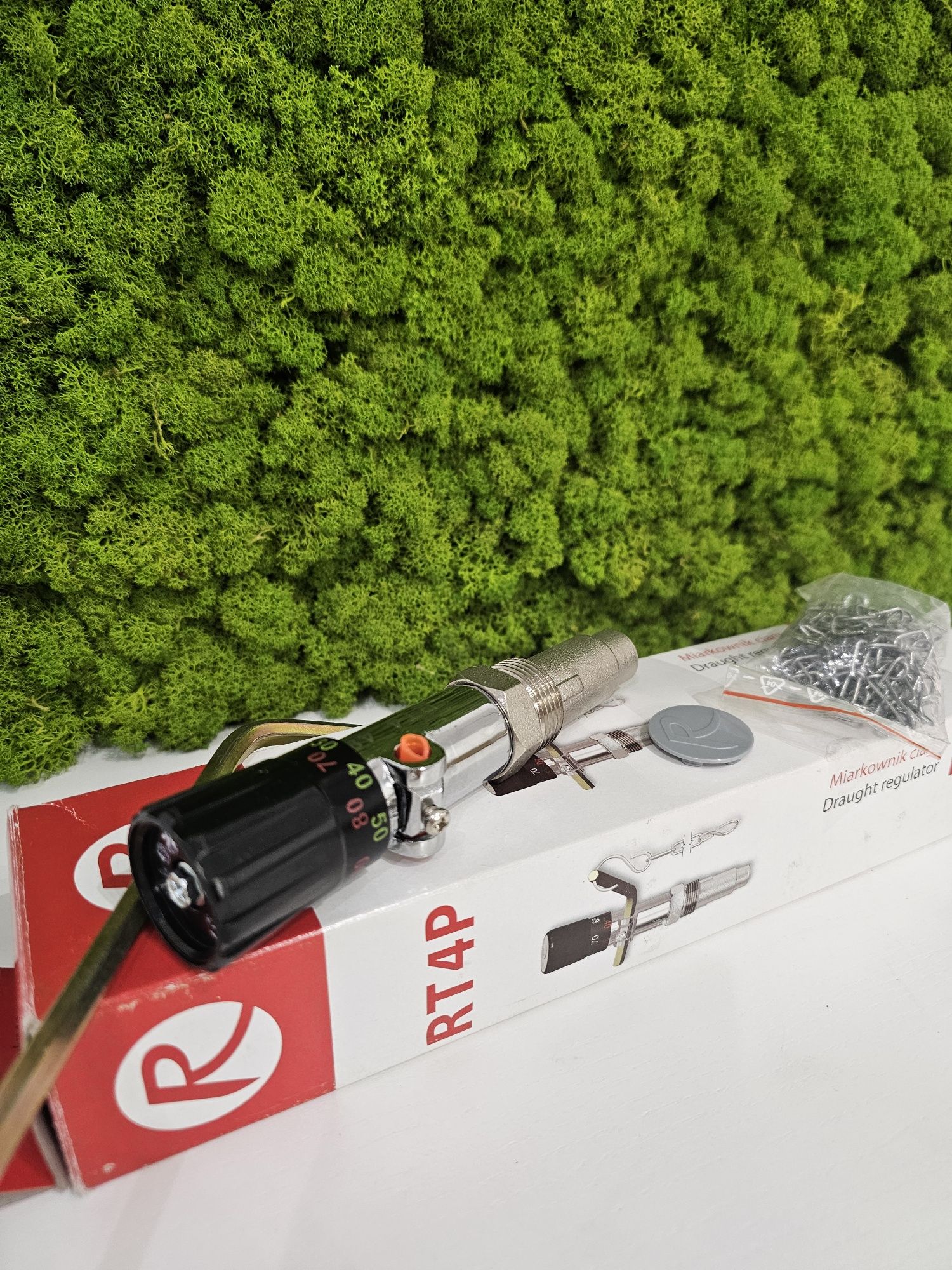 Miarkownik regulator ciągu do kotła Regulus 1" RT4P