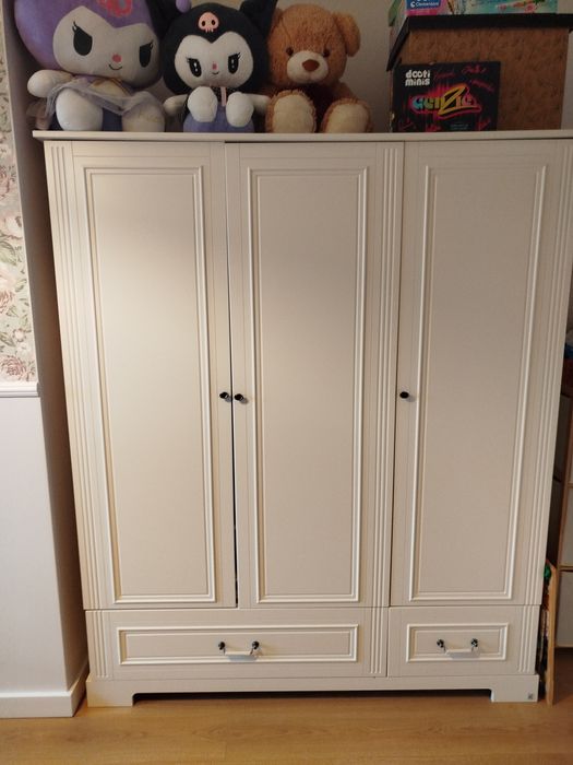 szafa 3-drzwiowa, Ines elegant white