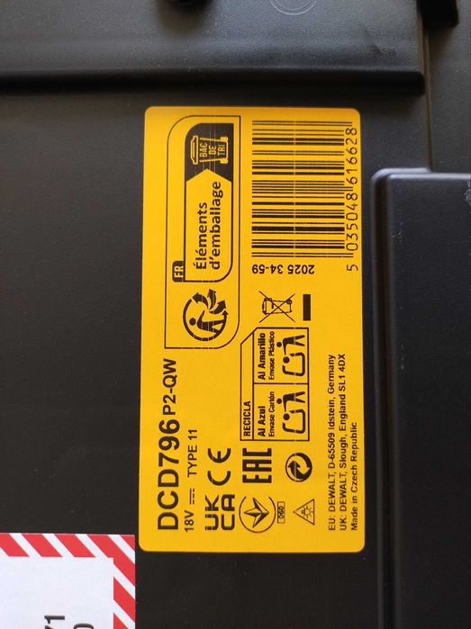 skrzynka narzędziowa Dewalt DCD796P2