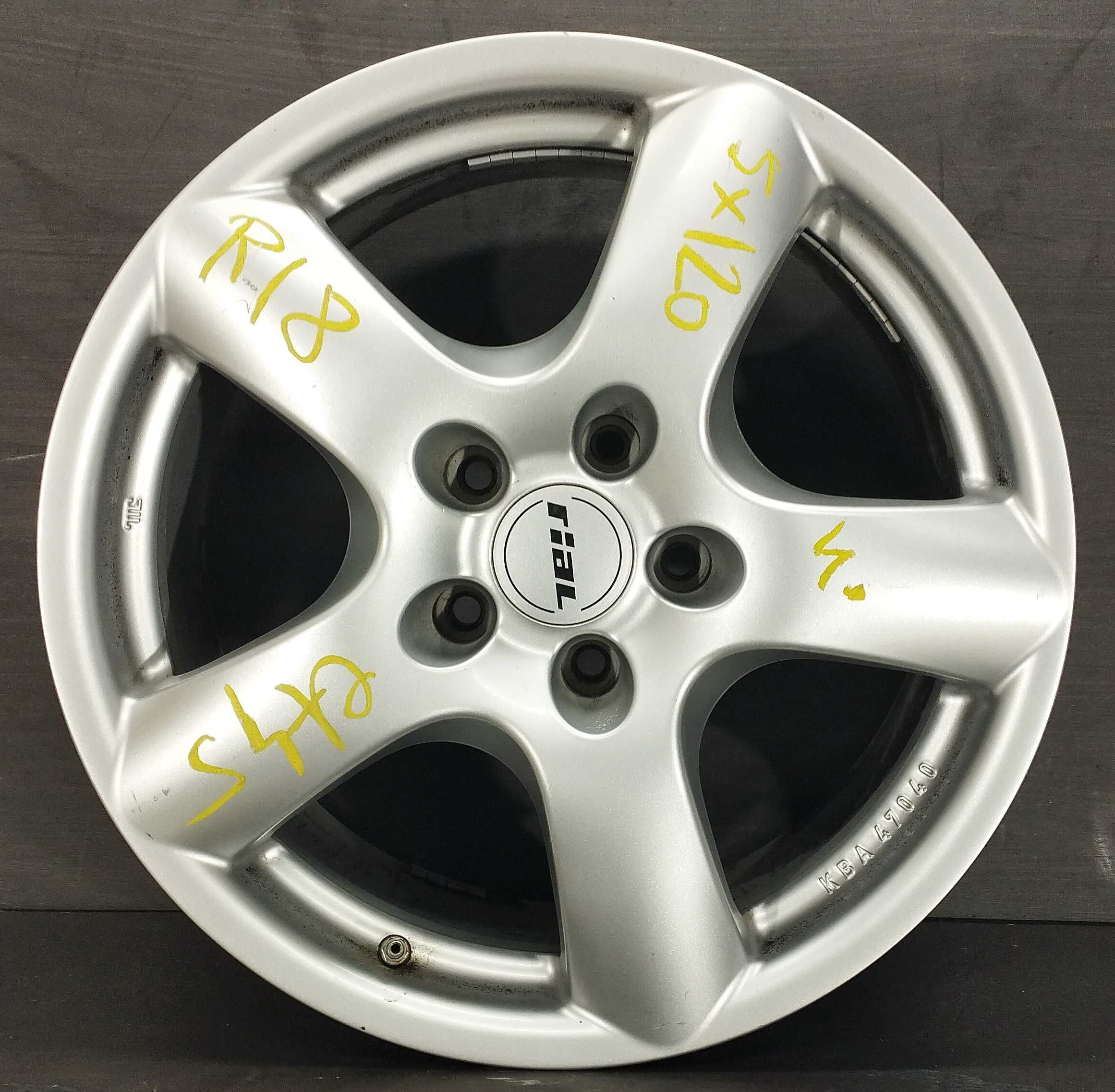 5x120 R18 ET 45 4x felgi aluminiowe / VW T5 T6 Amarok BMW / montaż