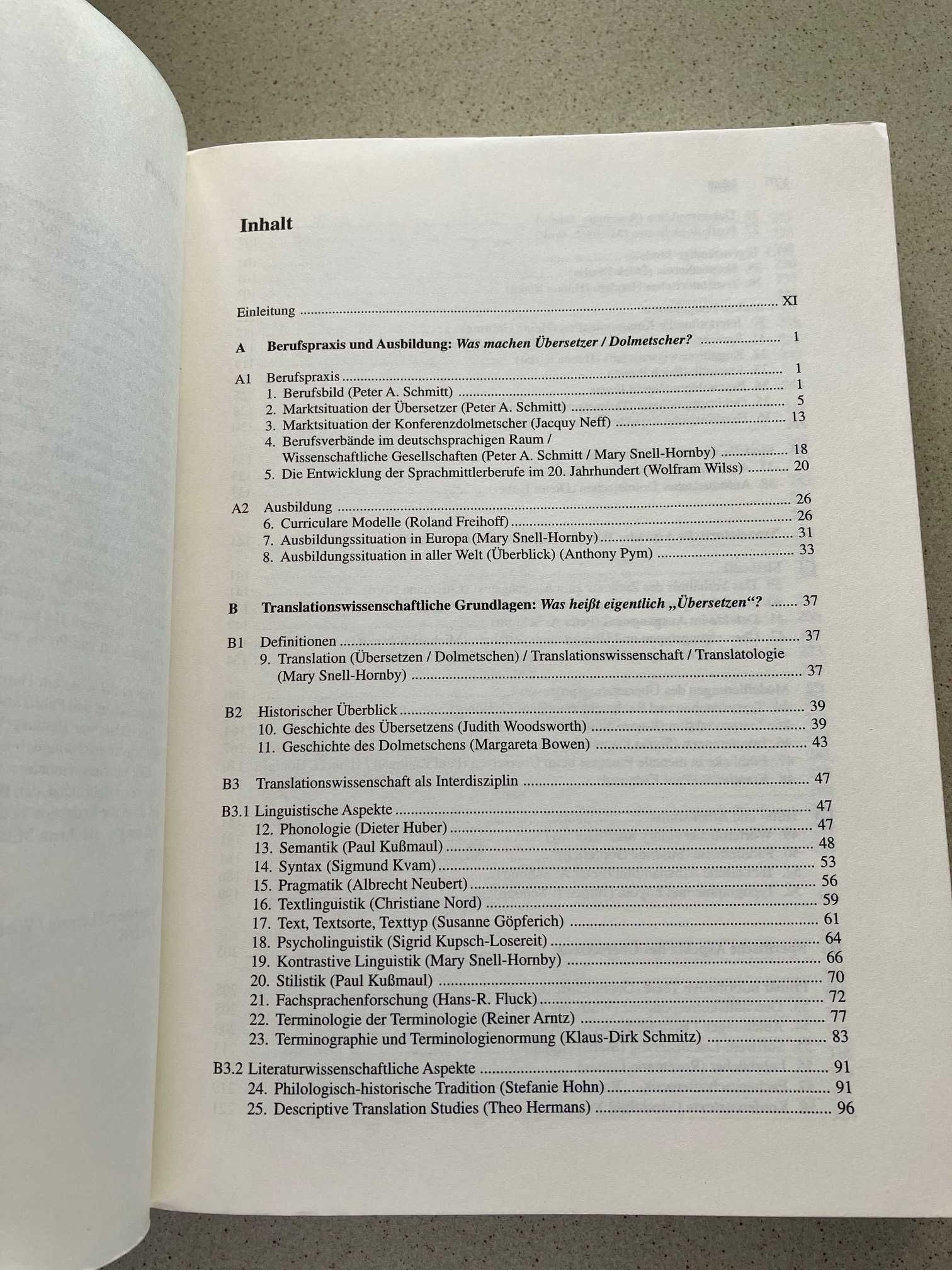 Handbuch Translation (Snell-Hornby / Hönig / Kussmaul / Schmitt)