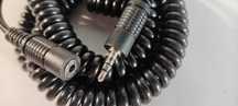 Cabo espiral Jack 3,5 mm stereo - 2M - Novo 4 - REF 1282