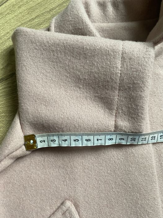 Płaszczyk dziewczęcy 56 Lukrecja + buciki 14/15 H&M na chrzest