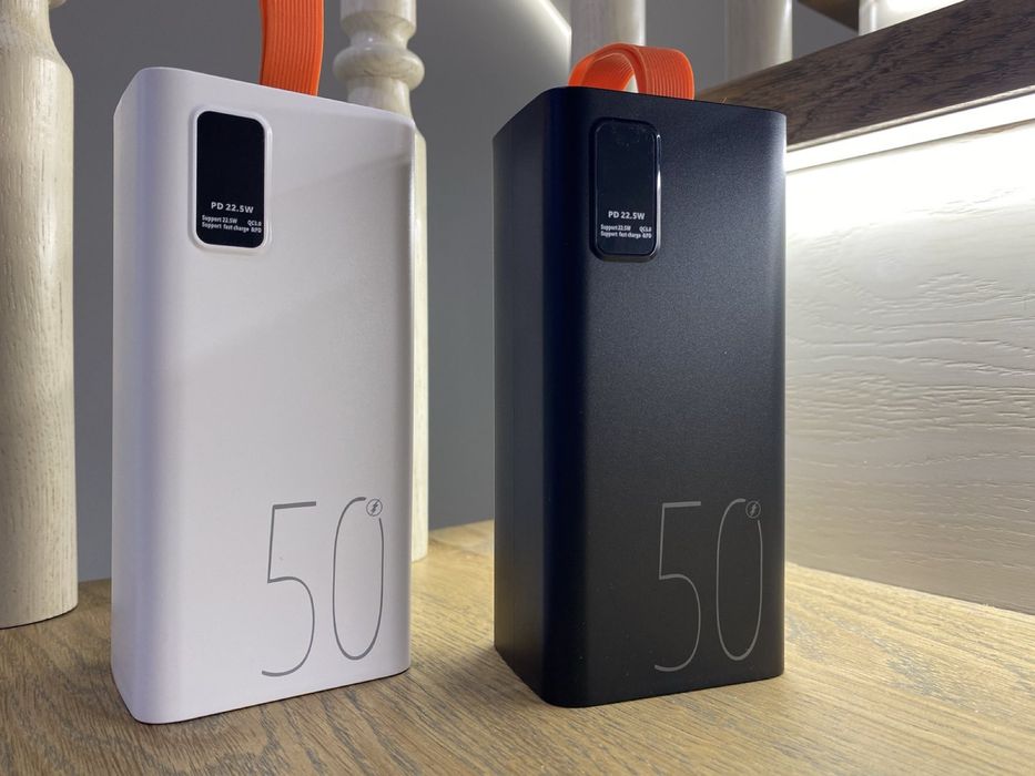 РЕАЛЬНА ЄМНІСТЬ!!!Повербанк 50000mah 22,5W швидкісна зарядка