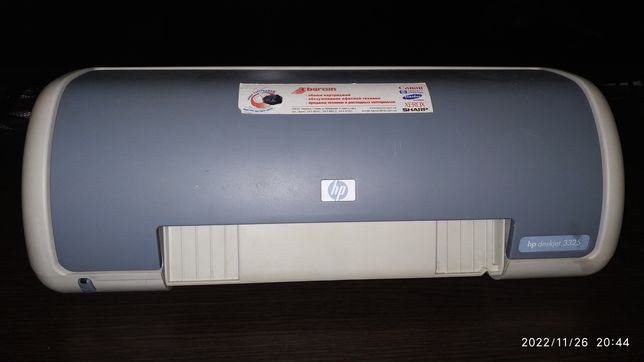 Принтеп HP DeskJet 3325
принтер, A4, печать термическая струйная, 4-цв