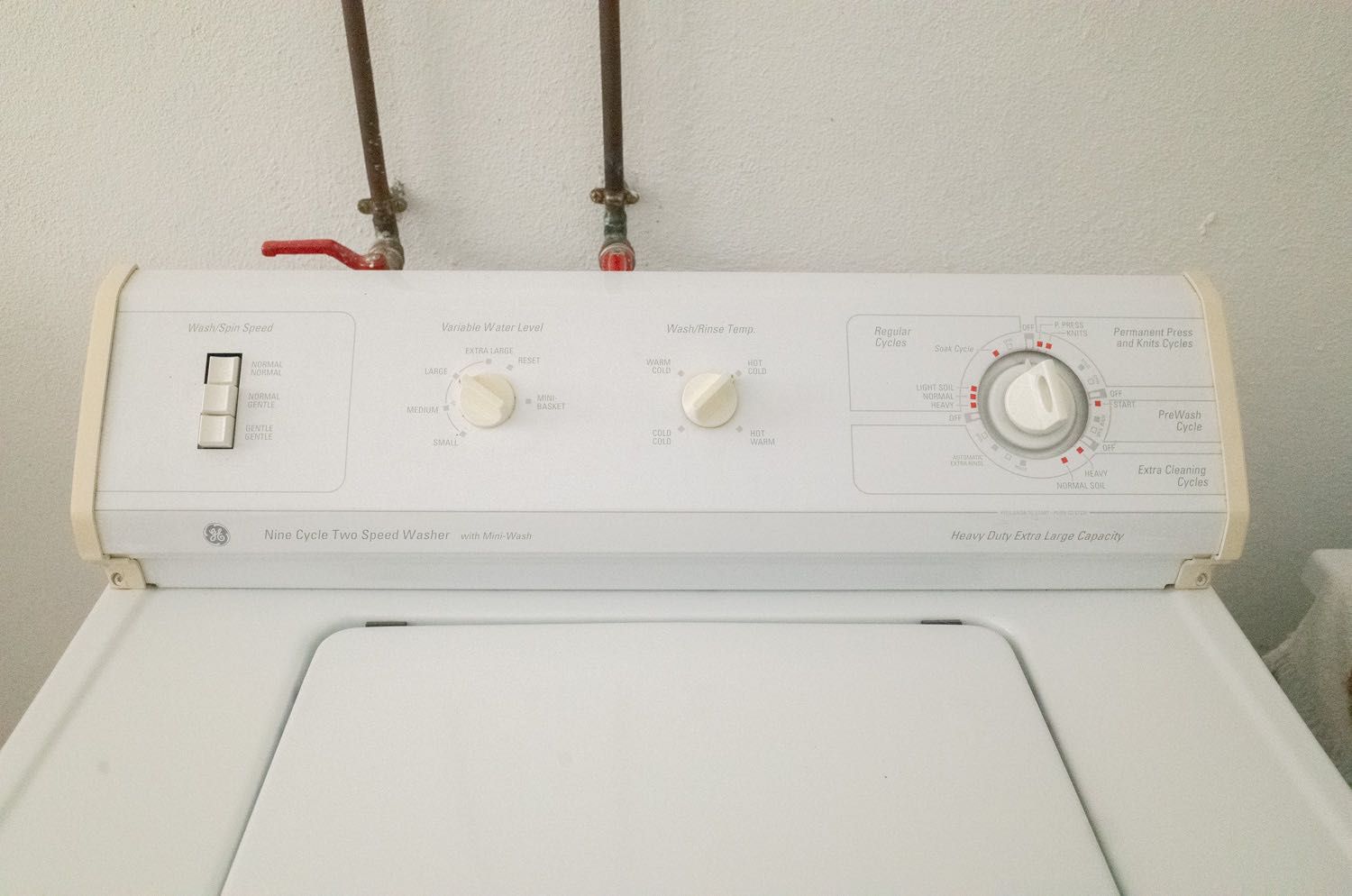 Original fabricado nos EUA, máquina de lavar roupa como nova,  rara