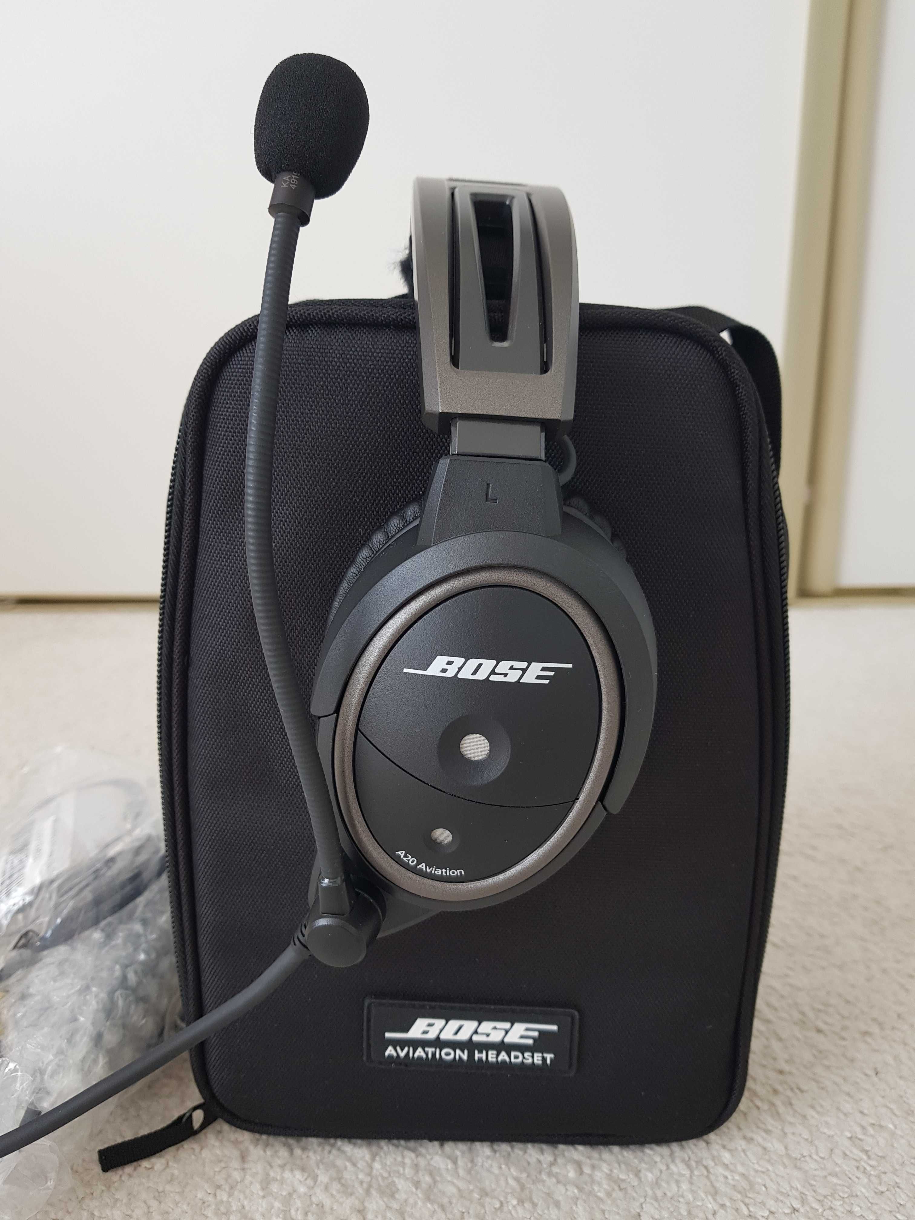 Słuchawki lotnicze Bose A20 (pre A30), Bluetooth, NOWE