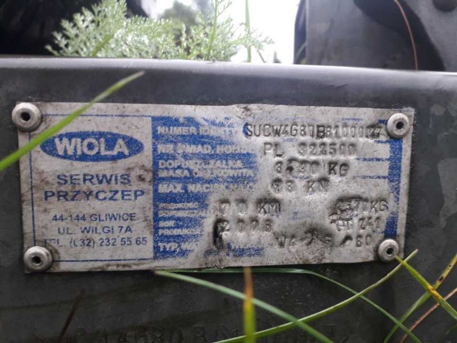 Przyczepa  Laweta Wiola 2006 r