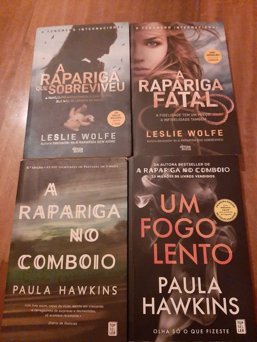 Livros de suspense como novos