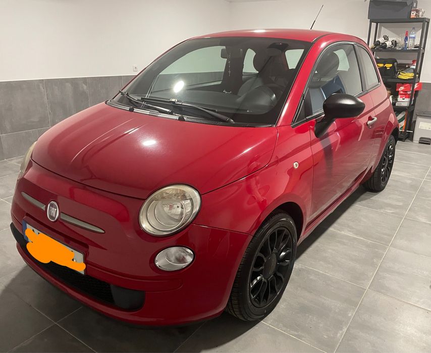 Fiat 500 vermelho