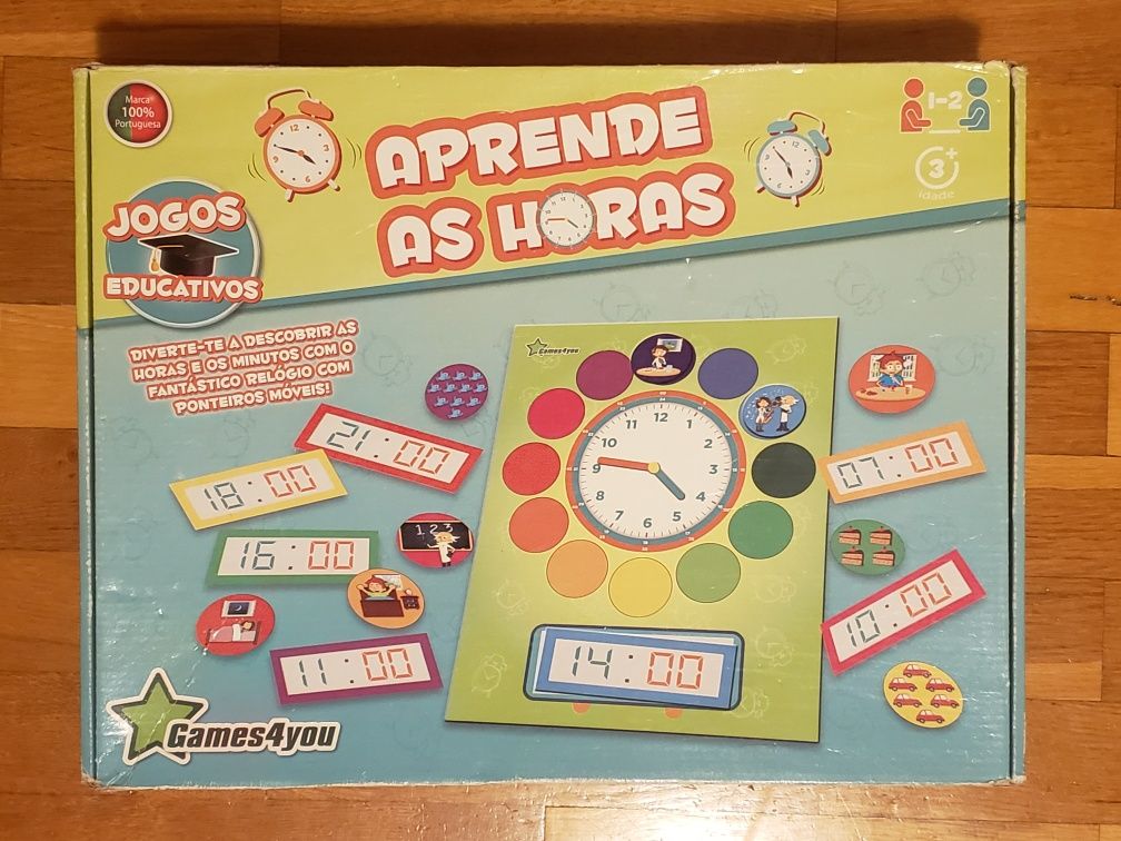 Aprende as Horas - jogo didáctico