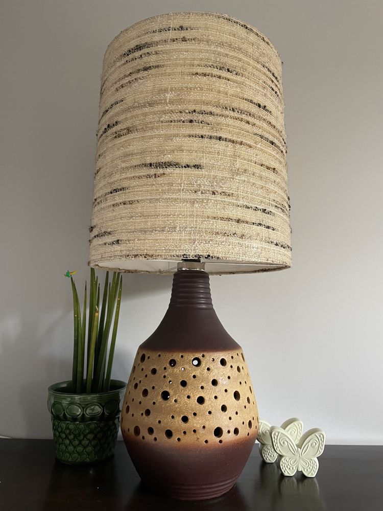 Duża,ceramiczna lampa Fat Lava,Niemcy lata ’70