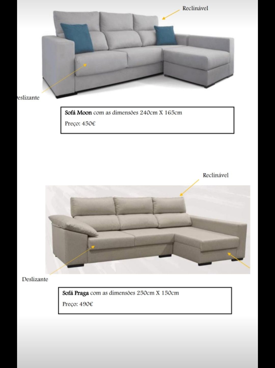 Sofas Novos/entrega