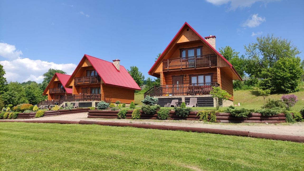 domek + alpaki, SPA, zarybiony staw Bieszczady