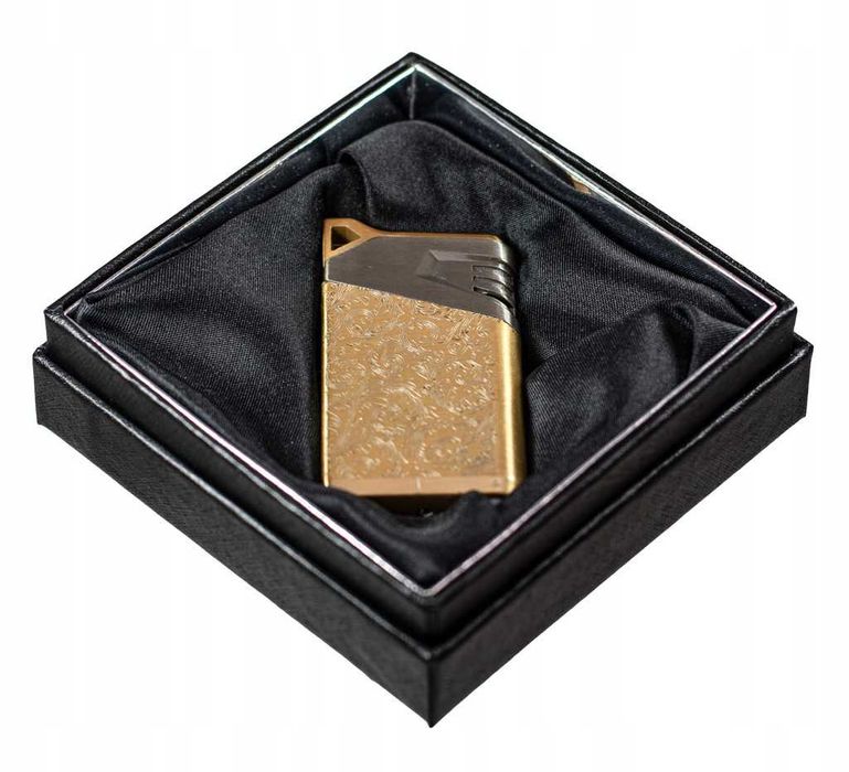 Duża Elegancka Zapalniczka Żarowa Gazowa Na Prezent W Pudełku Prezent