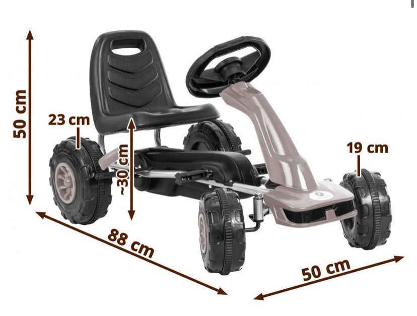 Gokart na pedały - jeździk dla dzieci