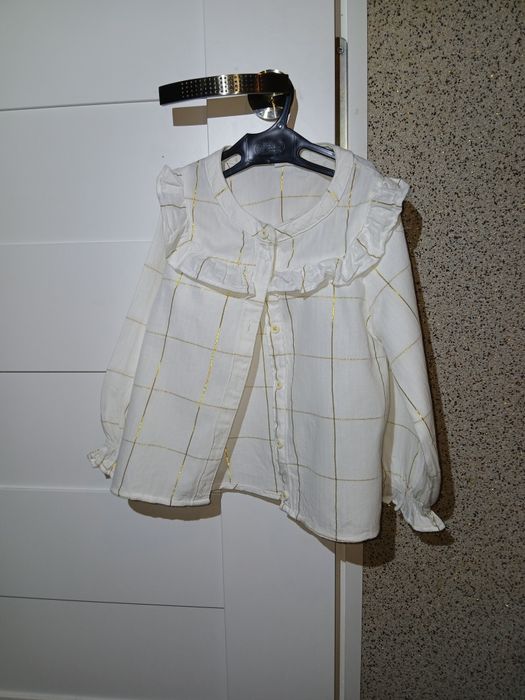 Koszula biała 104 dziewczęca cool club