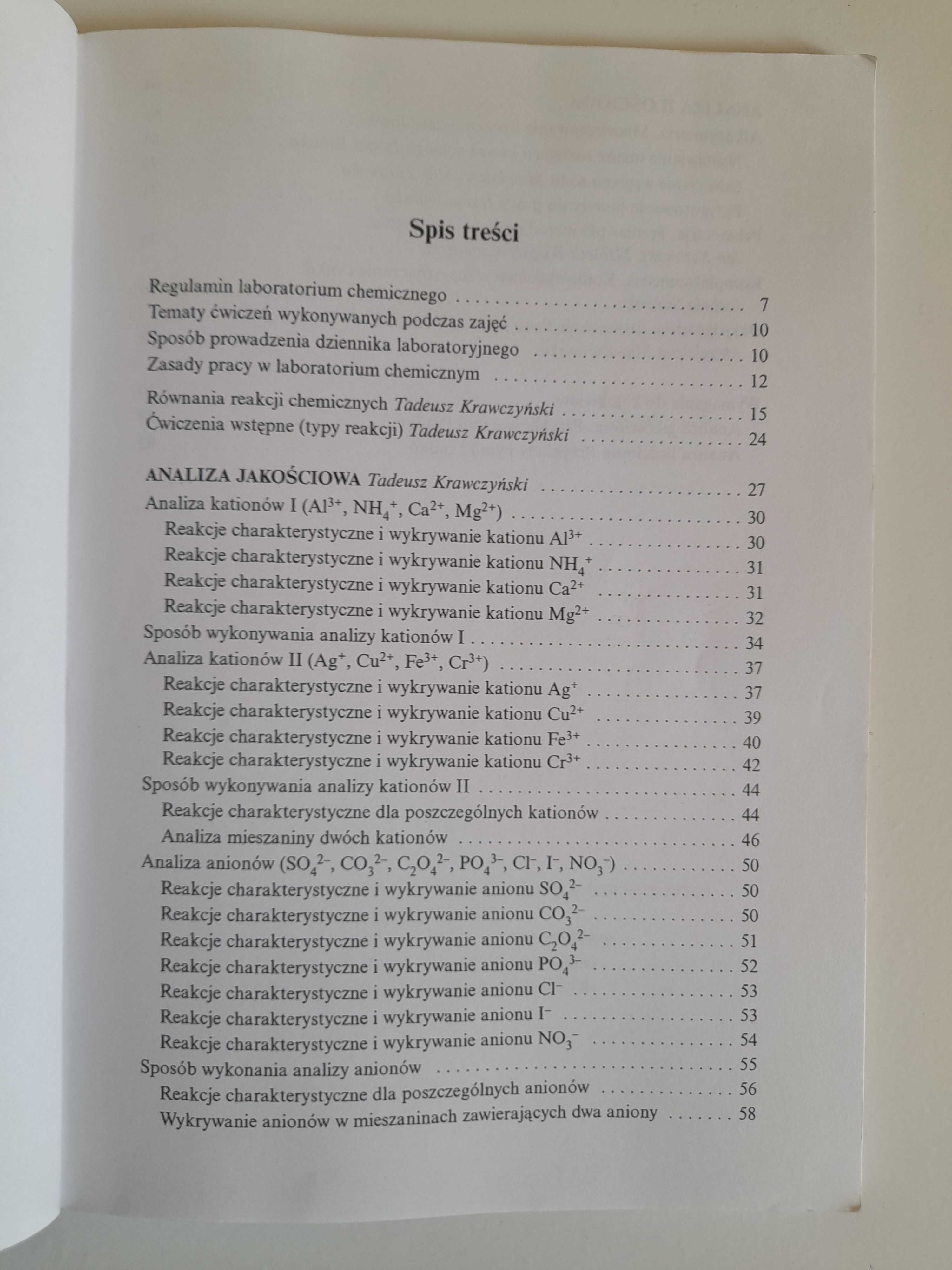 Pracownia Chemii Ogólnej i Analitycznej UW