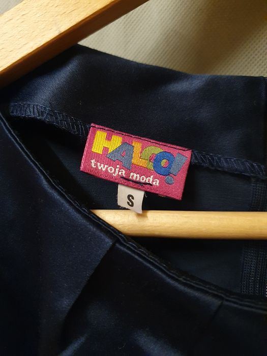 Sukienka ciążowa, elegancka, granatowa, rozm s/36