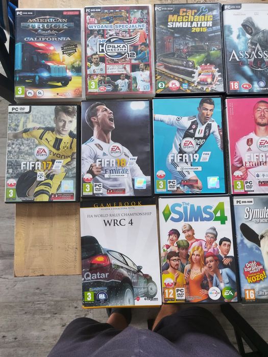 Gry na pc FIFA i inne 14 gier