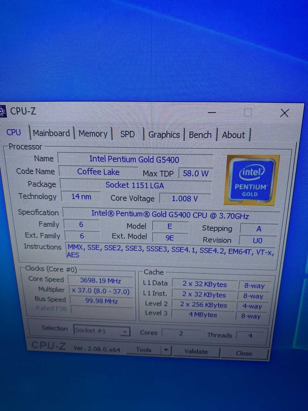 Intel Pentium G5400 Gold S1151v2,Intel Pentium G4400,Cel G3930,S1151