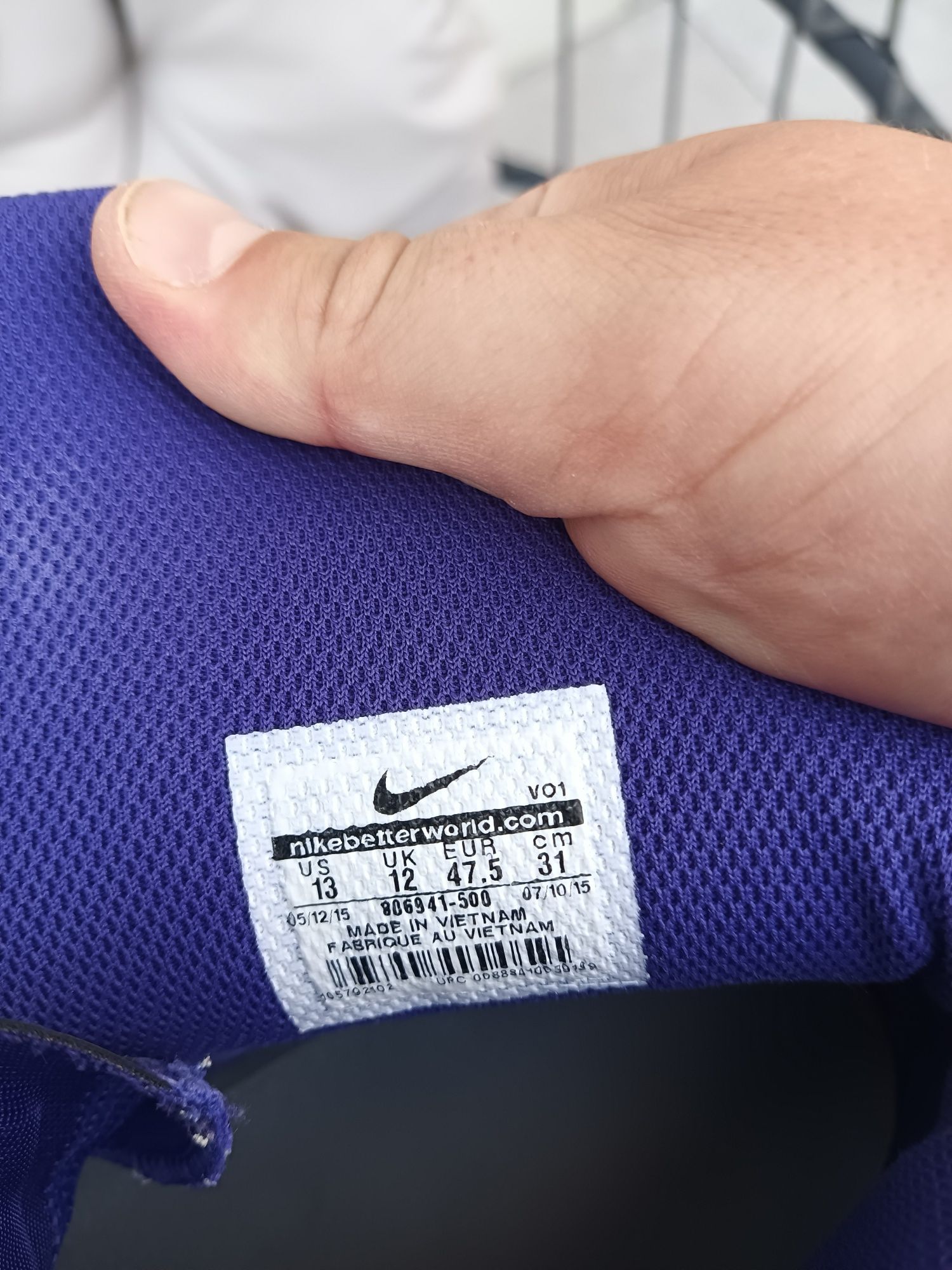 Nike Prime Hype DF II Basketball Shoes Purple buty do koszykówki męski