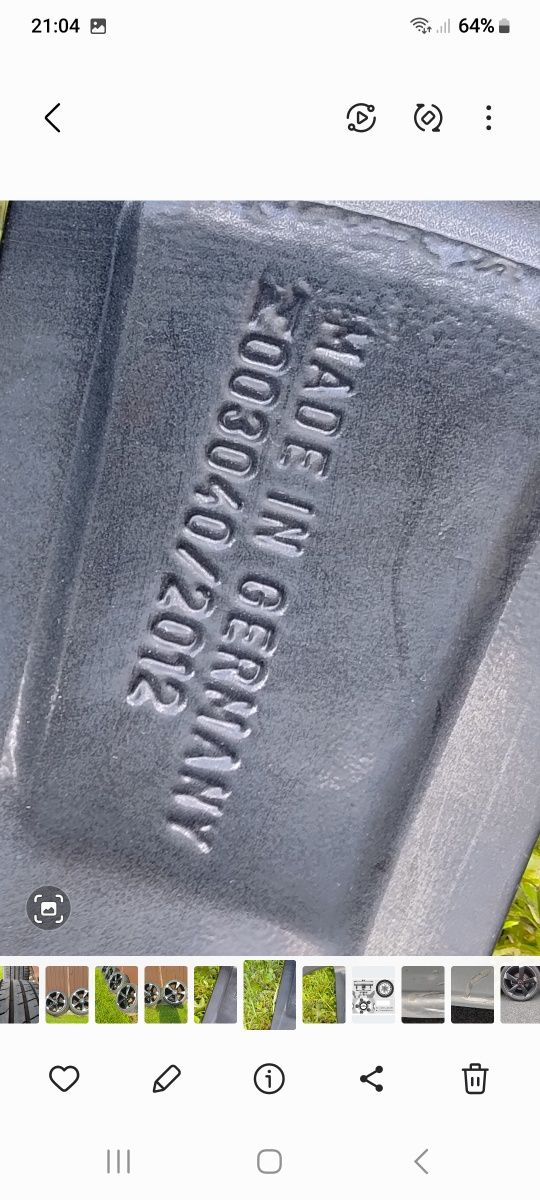 Sprzedam komplet kół letnich 20 cal do Audi i nie tylko.