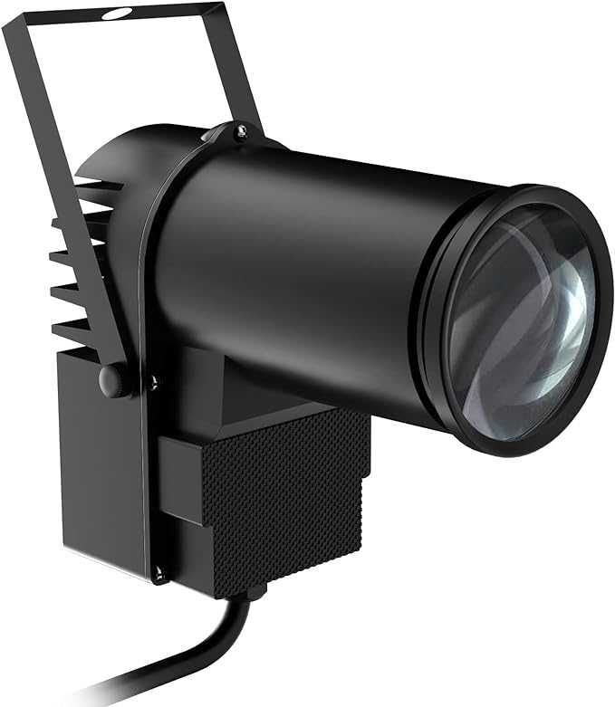 PINSPOT Uking DMX 30W oświetlenie kuli dyskotekowej Aux Led RGBW