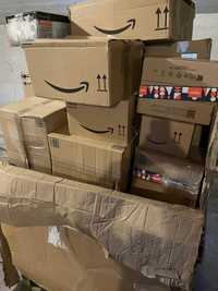 Boxy wypełnione nowymi rzeczami - zwroty konsumenckie return amazon