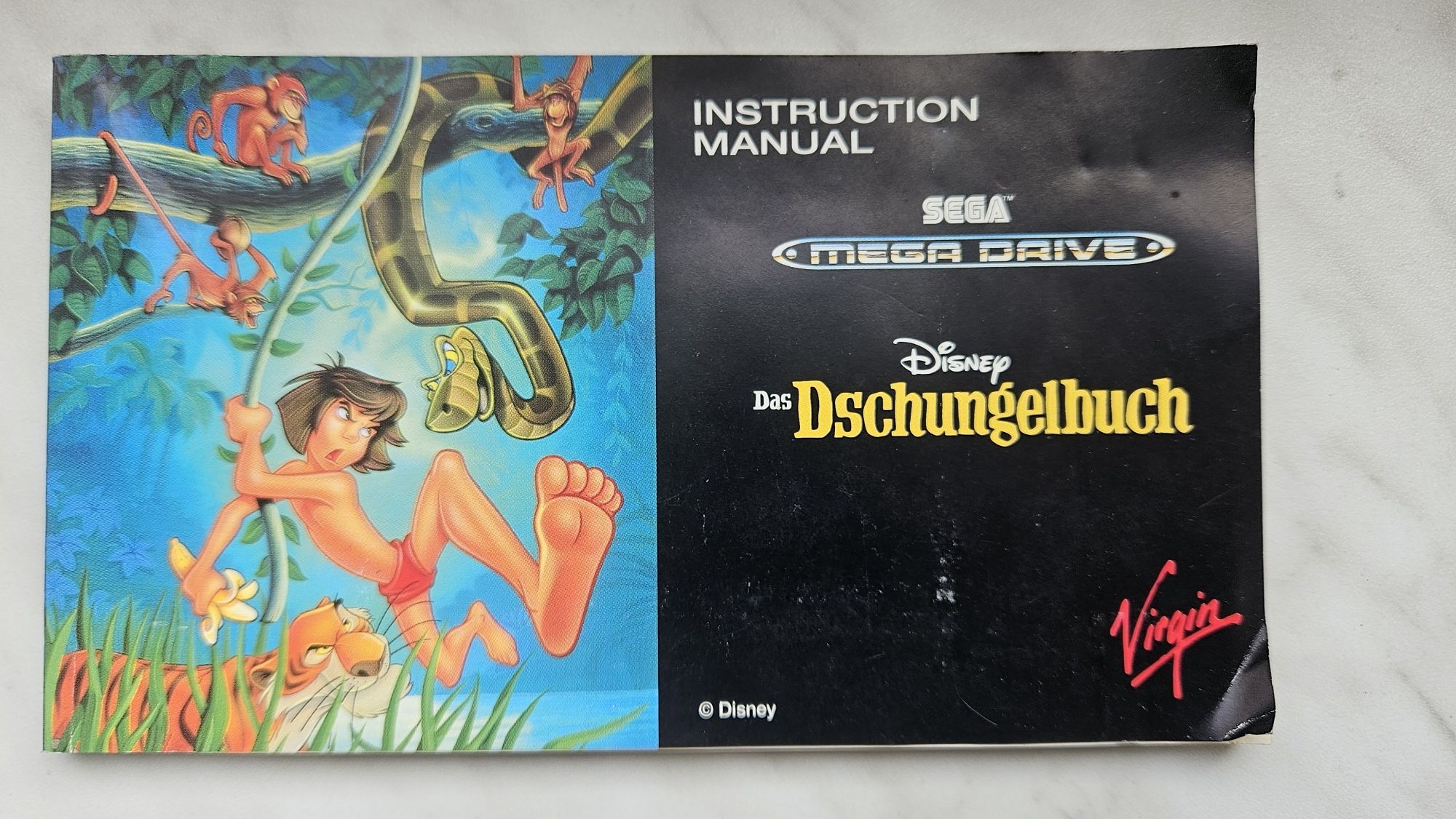 Gra Sega mega Drive Księga Dżungli Jungle Book