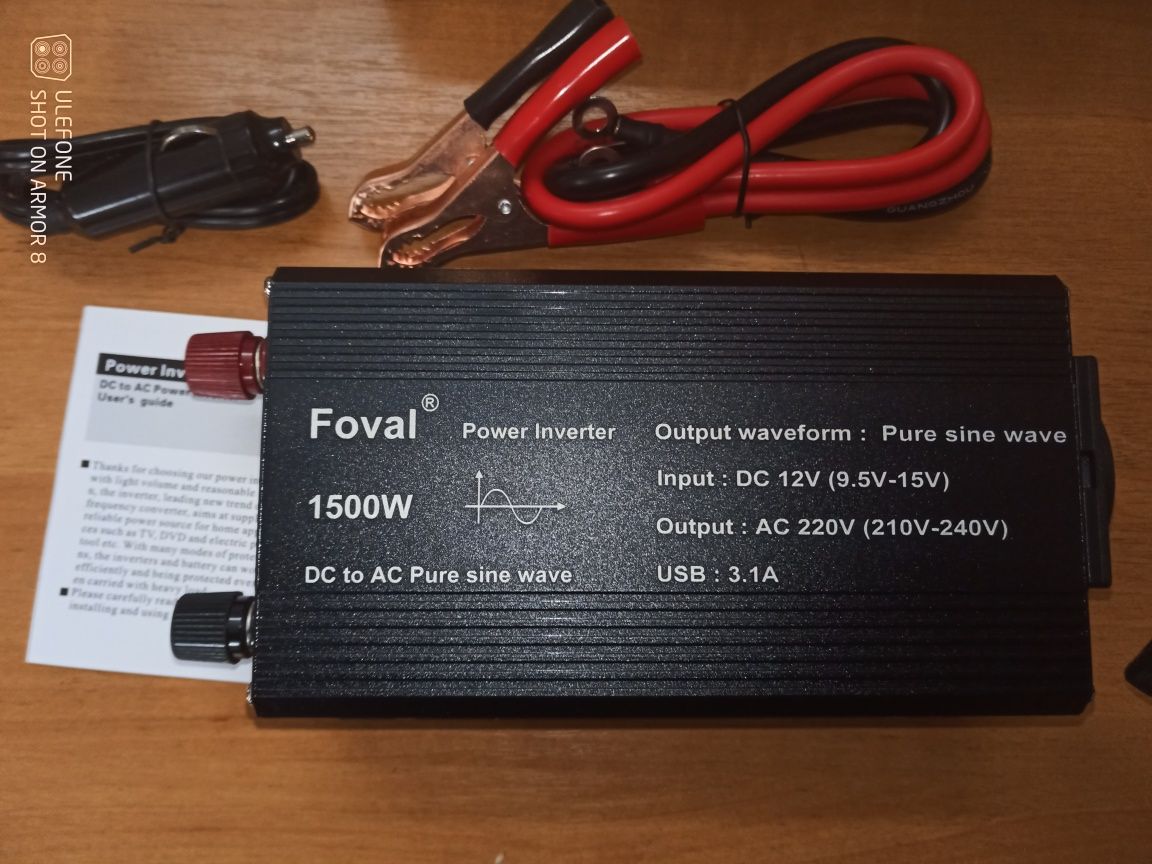 Инвертор Foval 1500w чистый синус