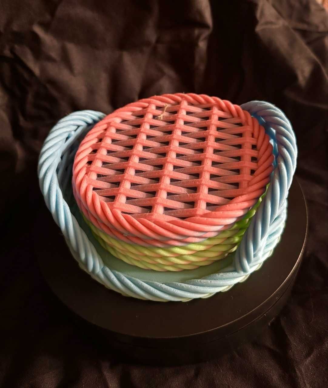 Podstawka Podkładka pod szklanki, kubki, druk 3D, kolor tęczy