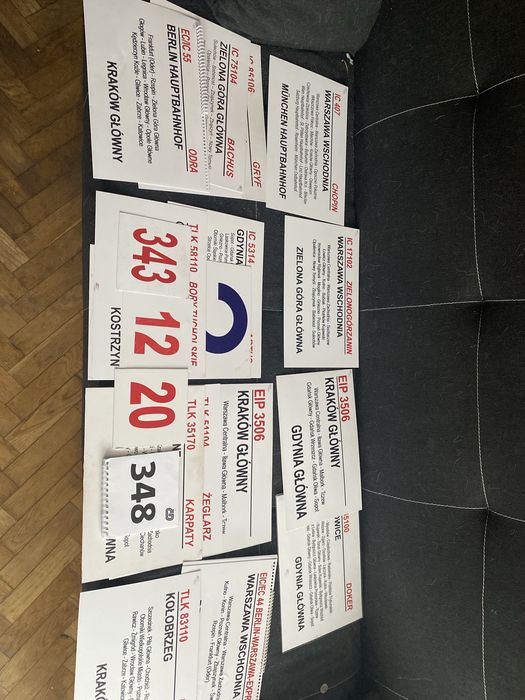 Tablice Relacyjne PKP Intercity (Okazaja)