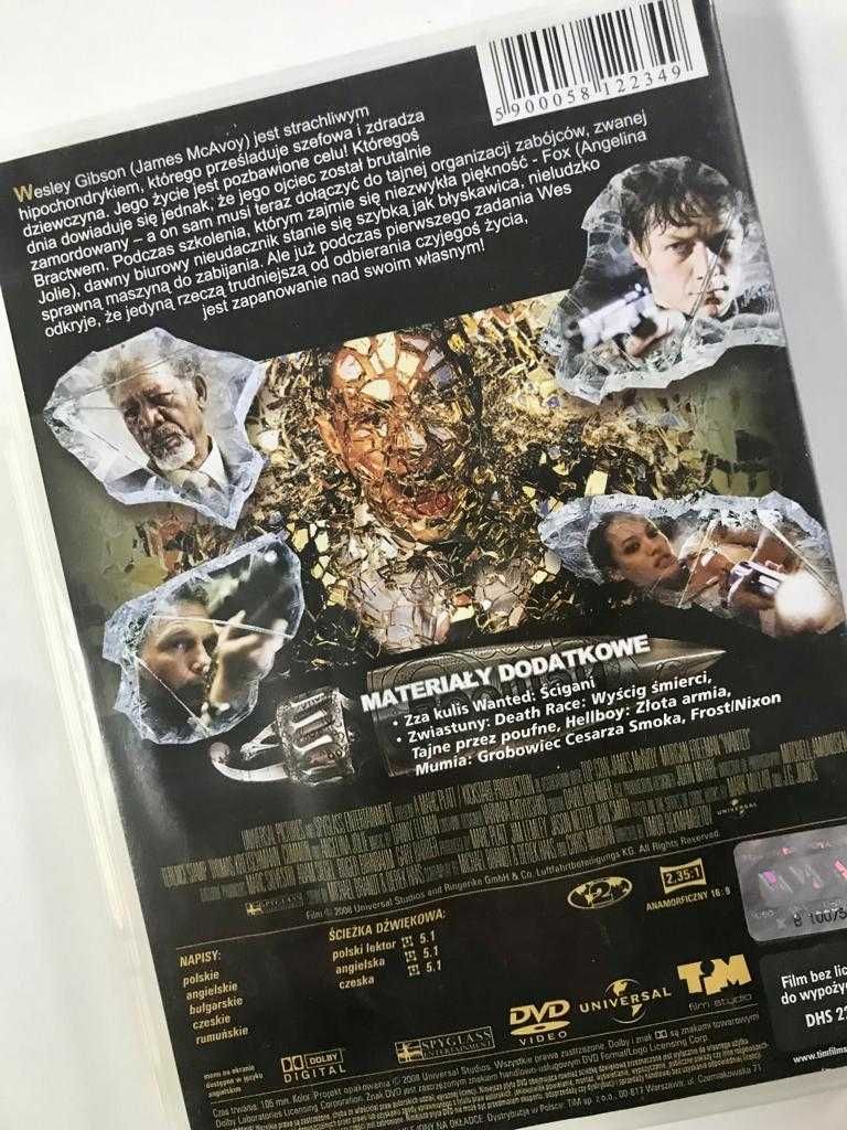 Film WANTED: Ścigani płyta DVD - Angelina Jolie LEKTOR