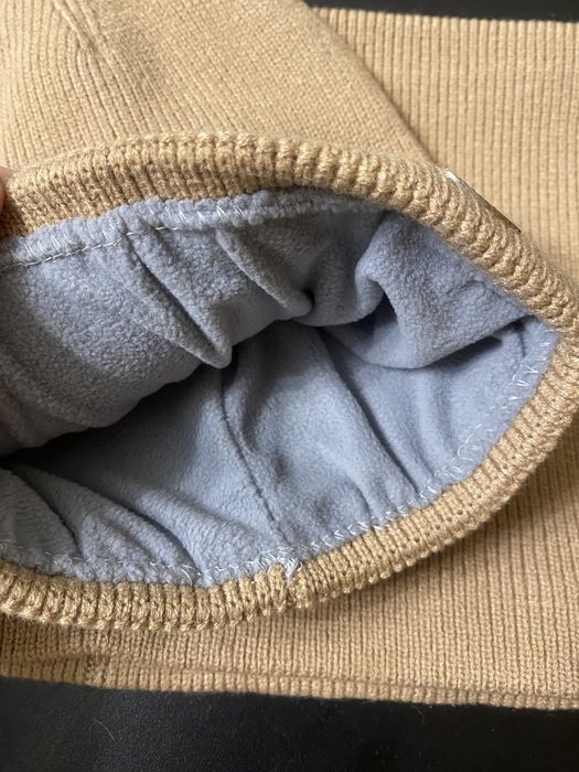 Шапка баф снуд комплект віскоза на флісі