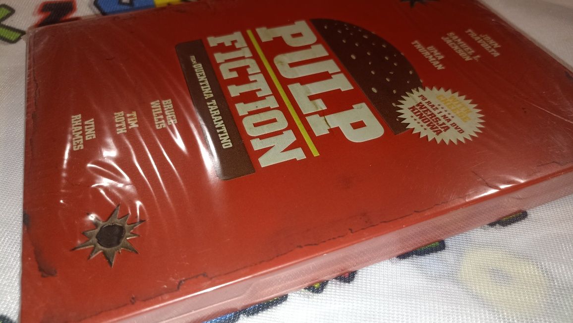 Pulp Fiction DVD + steelbook polski lektor rarytas dla kolekcjonera