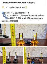 Lampadas (COB\ZES) LED H1\H7\H4\H11\H8...