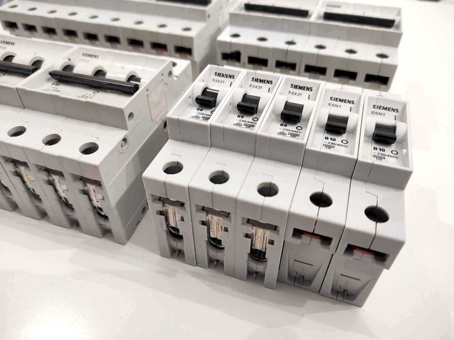 Wyłączniki nadprądowe SIEMENS, 10 szt.