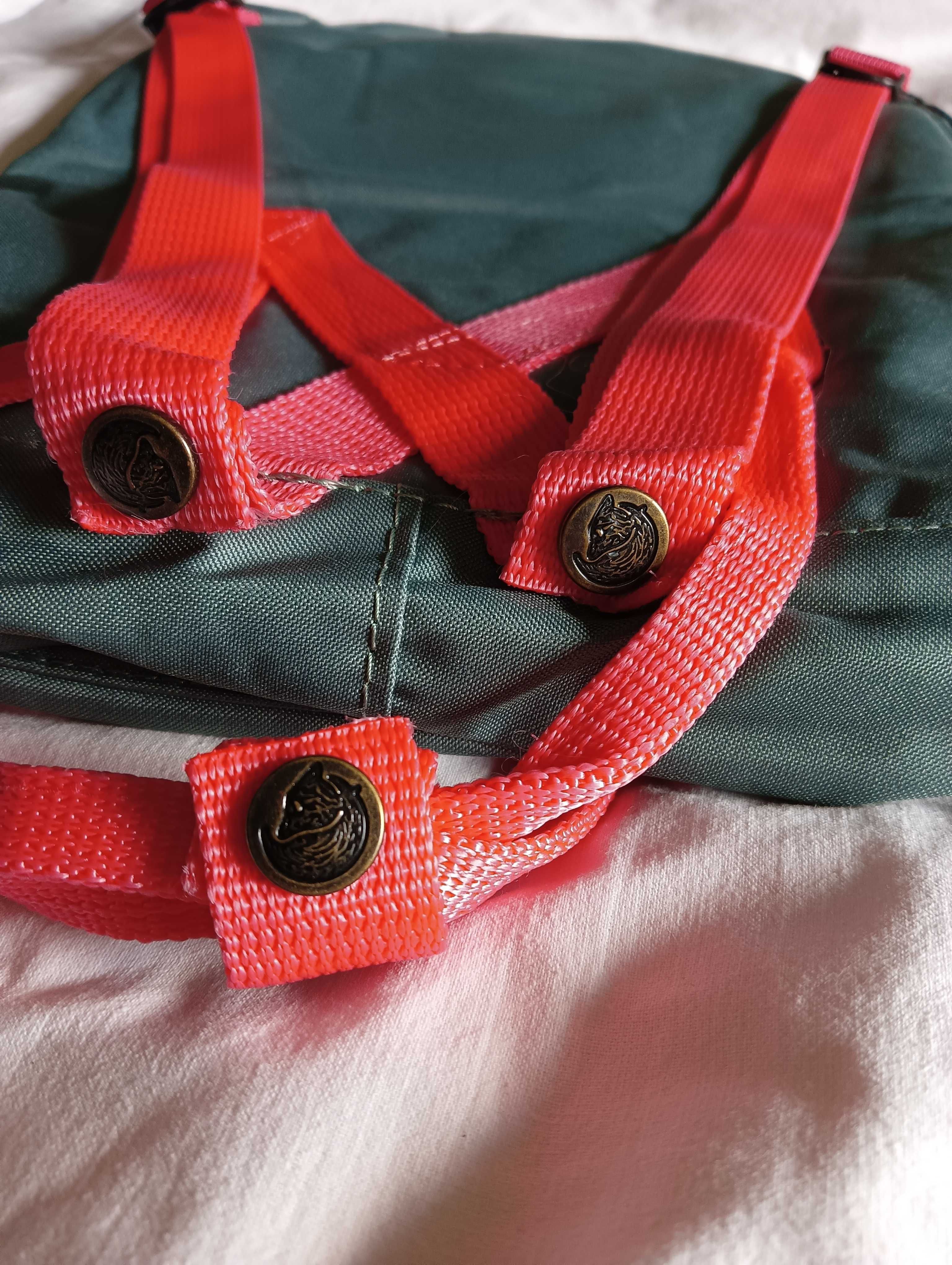 Plecak FJALLRAVEN KANKEN - 16 Litrowy - Ciemnozielony-Róż