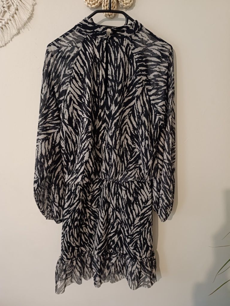 Sukienka zebra S