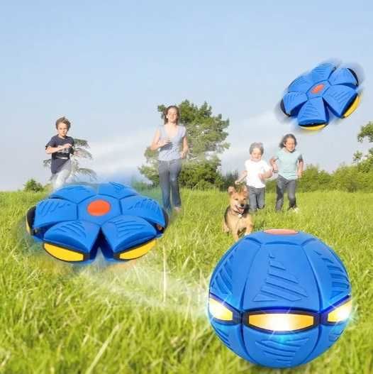 Мяч или летающий дискошар «нло» для игр на улице с фрисби