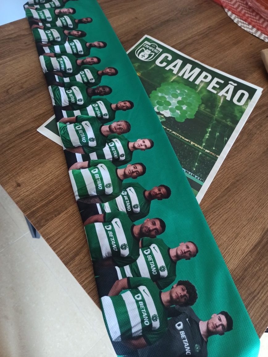 Cachecol original do SPORTING Campeão 23/24