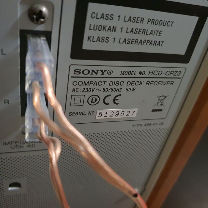 Wieża SONY Cmt - CPZ3