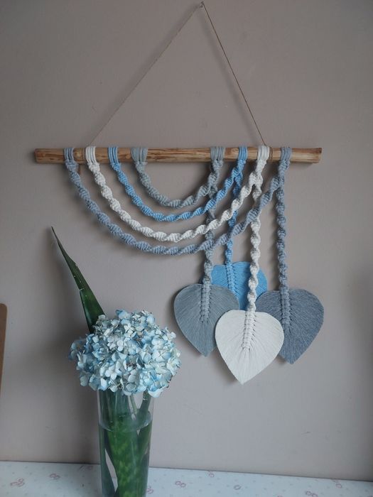 Painel de decoração em Macramé