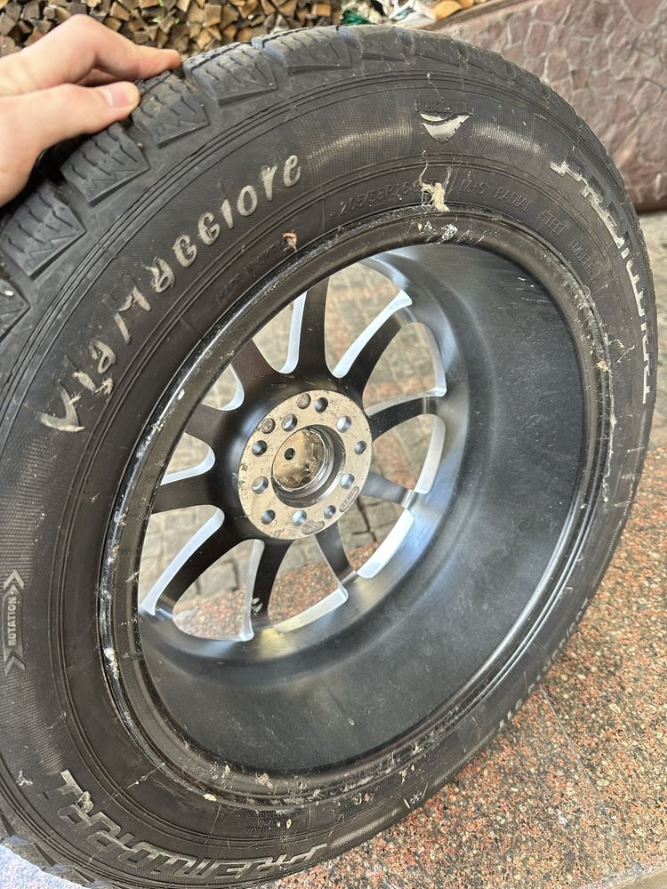 Колесо запасне одне 205/55 R16 зимове