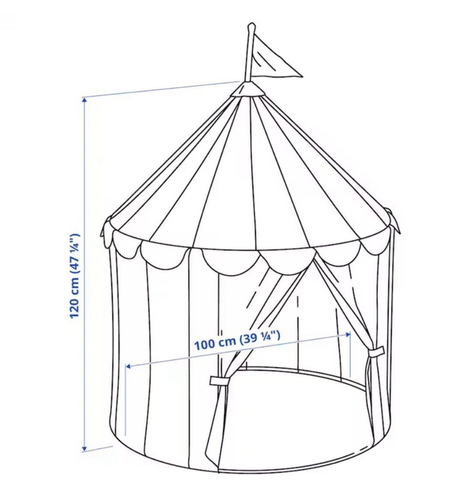 Tenda brincar IKEA Cirkustalt