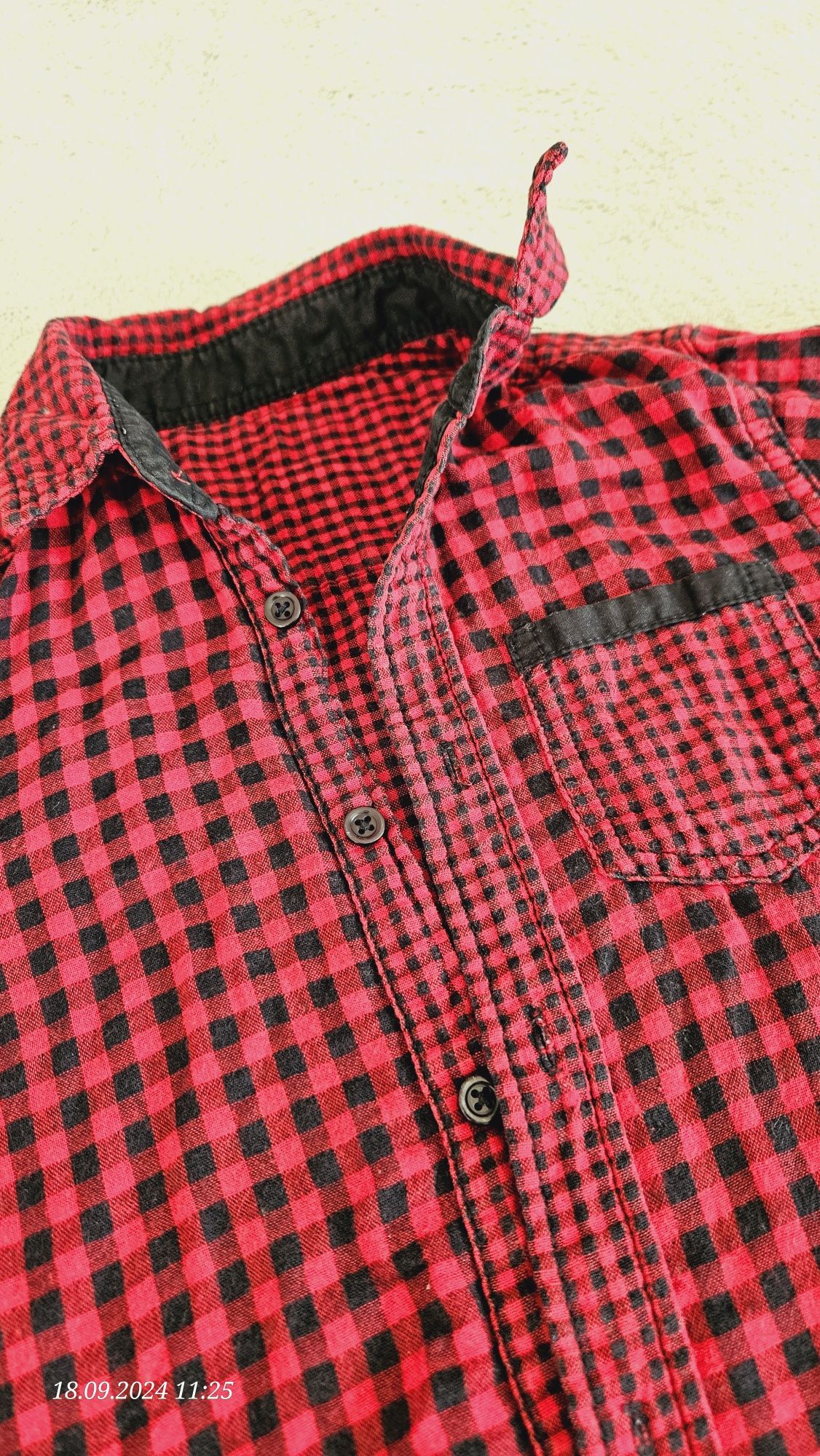 Koszula chłopięca z długim rękawem i kołnierzykiem 86 h&m